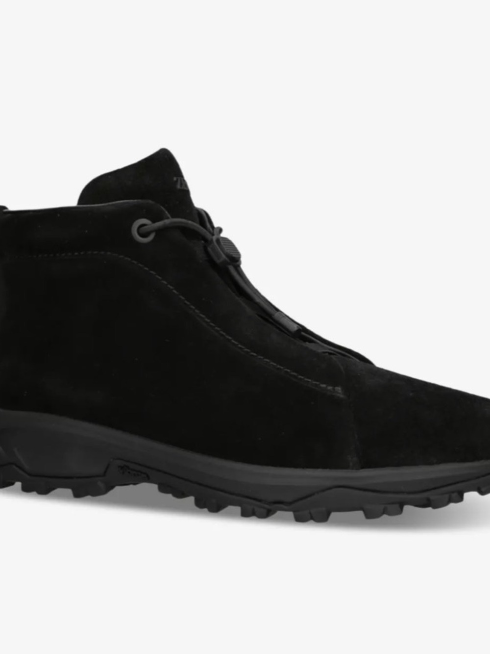 ZEGNA Triple Stitch Vetta suede high-top trainers